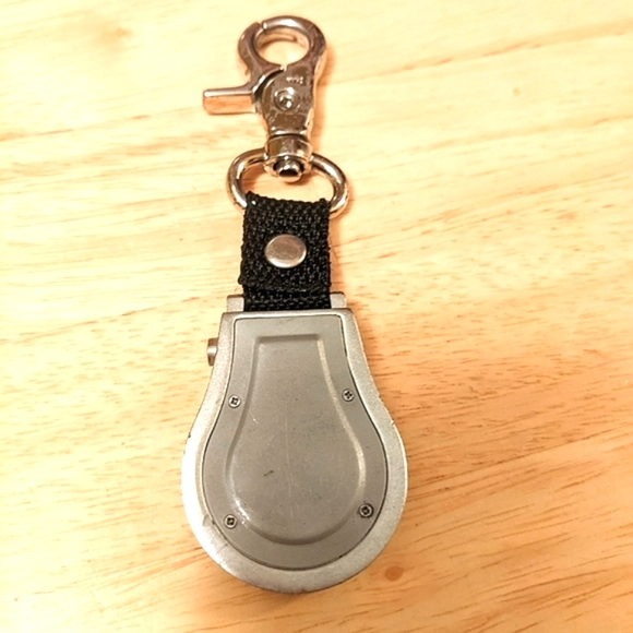 Rare vintage Golf watch carabiner flip open  silver retro watch green & red face - Picture 14 of 16